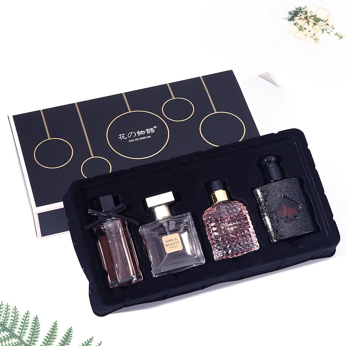 Christmas gifts Lasting Fragrance Fresh,Women's Perfume Gift Box, Unisex, Portable Travel Package, Front, Middle And Back Tones,