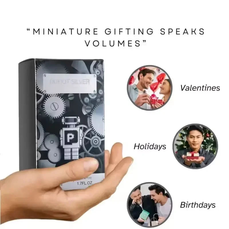 50ml Perfume Hombre Original High Quality Cologne Robots Perfumes The Robot Looks Smells Long Lasting Suitable Collection Gift