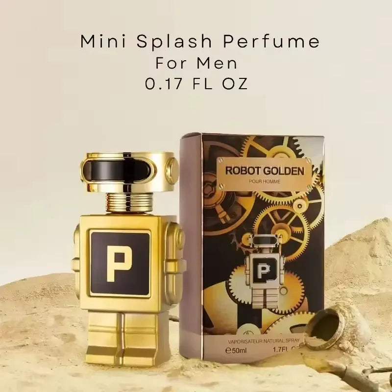 50ml Perfume Hombre Original High Quality Cologne Robots Perfumes The Robot Looks Smells Long Lasting Suitable Collection Gift