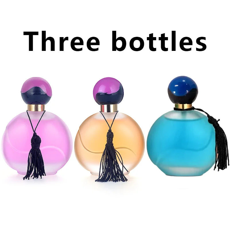 Multi-bottle combo pack 50ml Durable Fresh Citrus Smell Perfume for Ladies High-end Fragrance Long Lasting Light Orange Flavor