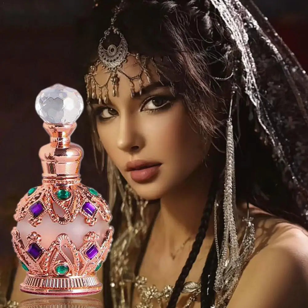 15ML Perfumes Árabes Originales Perfume Woman Charming Rose Jasmine and Vanilla Floral Scents Long-lasting Pheromone Fragrance