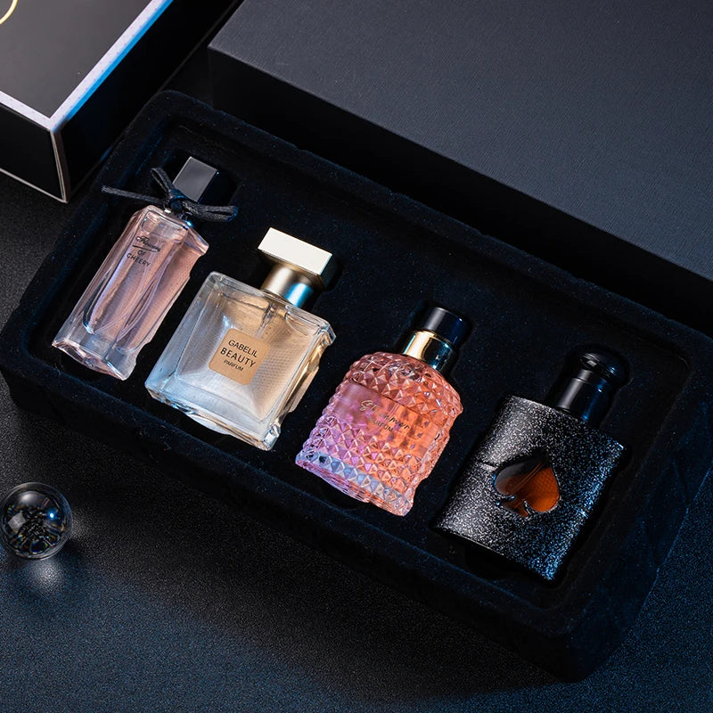 Christmas gifts Lasting Fragrance Fresh,Women's Perfume Gift Box, Unisex, Portable Travel Package, Front, Middle And Back Tones,