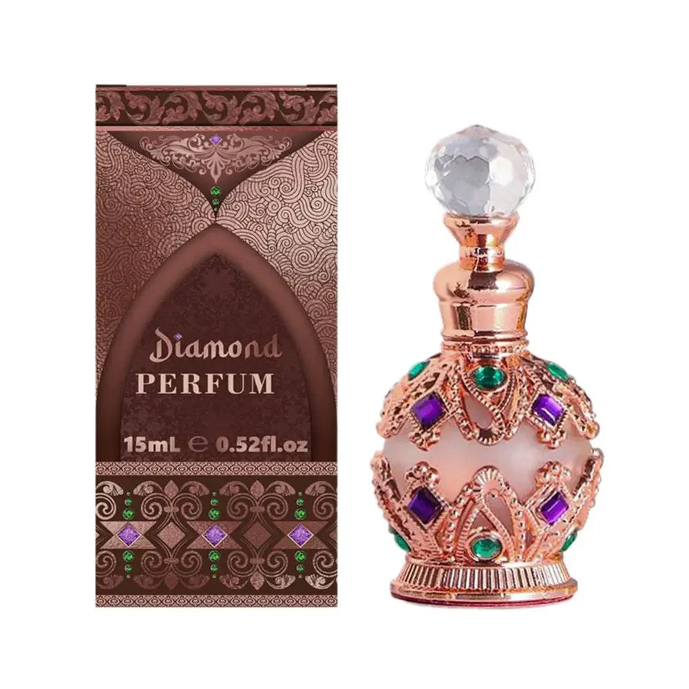 15ML Perfumes Árabes Originales Perfume Woman Charming Rose Jasmine and Vanilla Floral Scents Long-lasting Pheromone Fragrance