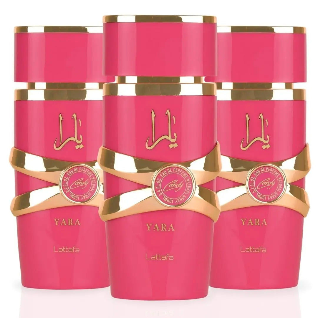 Lattafa Yara Candy Eau de Parfum Spray 100ml Original Arab Perfumes Lasting Floral Fruity Gourmand Pheromones Perfume for Women