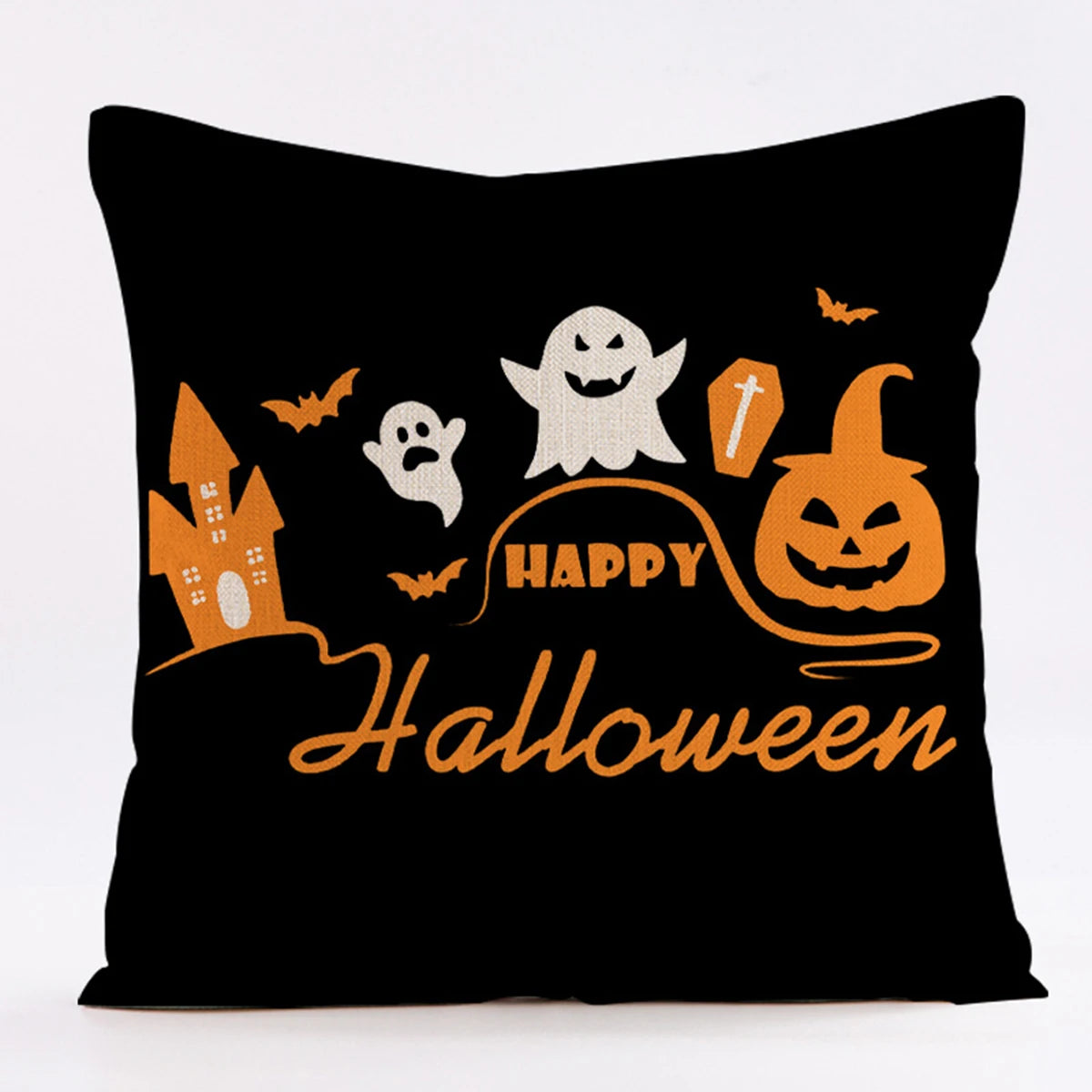 Decoration For Home Cartoon Pumpkin Bat Ghost Pillowcase Horror Halloween Party Supplies Accessories Haloween Ornament