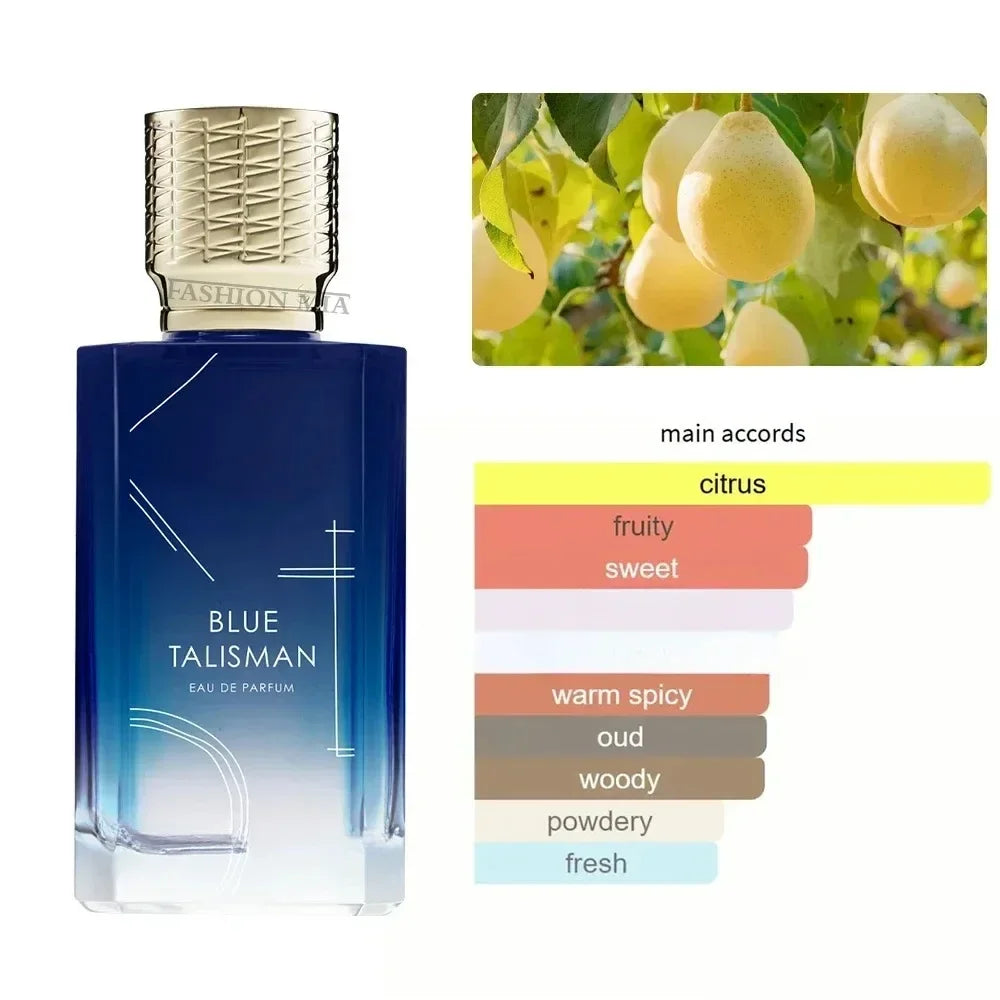 Pheromone Cologne Fragrance 100ml Luxury Brand thEnchantment of Blue Protective Talisman Flower unisex Long Lasting Woody Floral