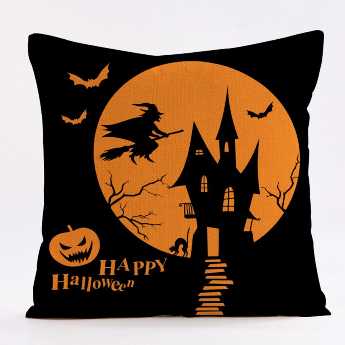 Decoration For Home Cartoon Pumpkin Bat Ghost Pillowcase Horror Halloween Party Supplies Accessories Haloween Ornament