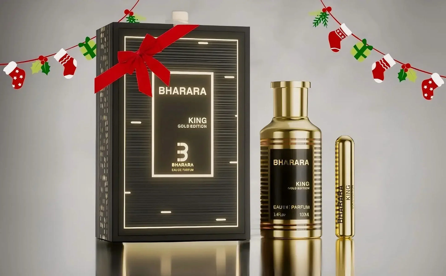 Inspired by elite gourmand classics | Bharara King Gold Edition Eau de Parfum – 100 ml / 3.4 fl oz